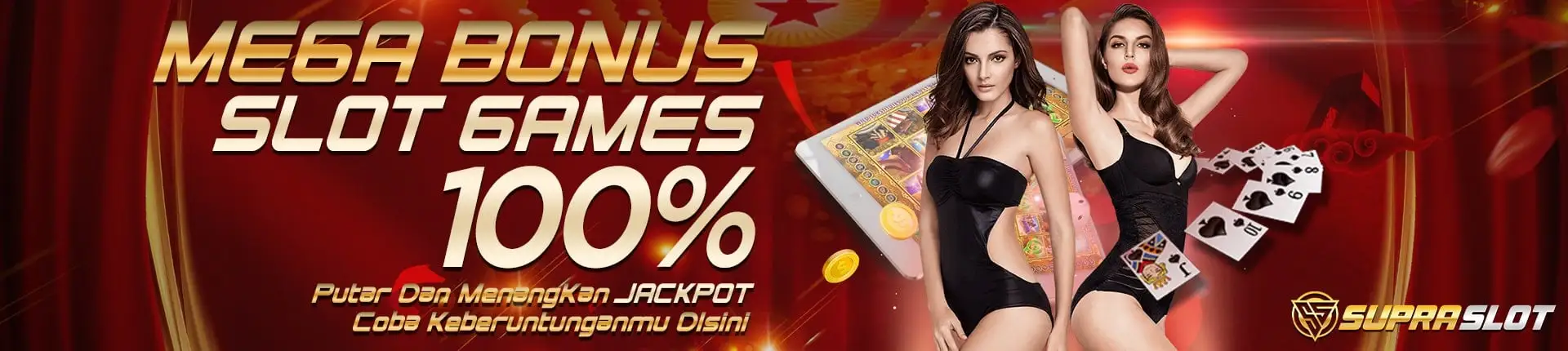 Mega Bonus Slot Games 100%